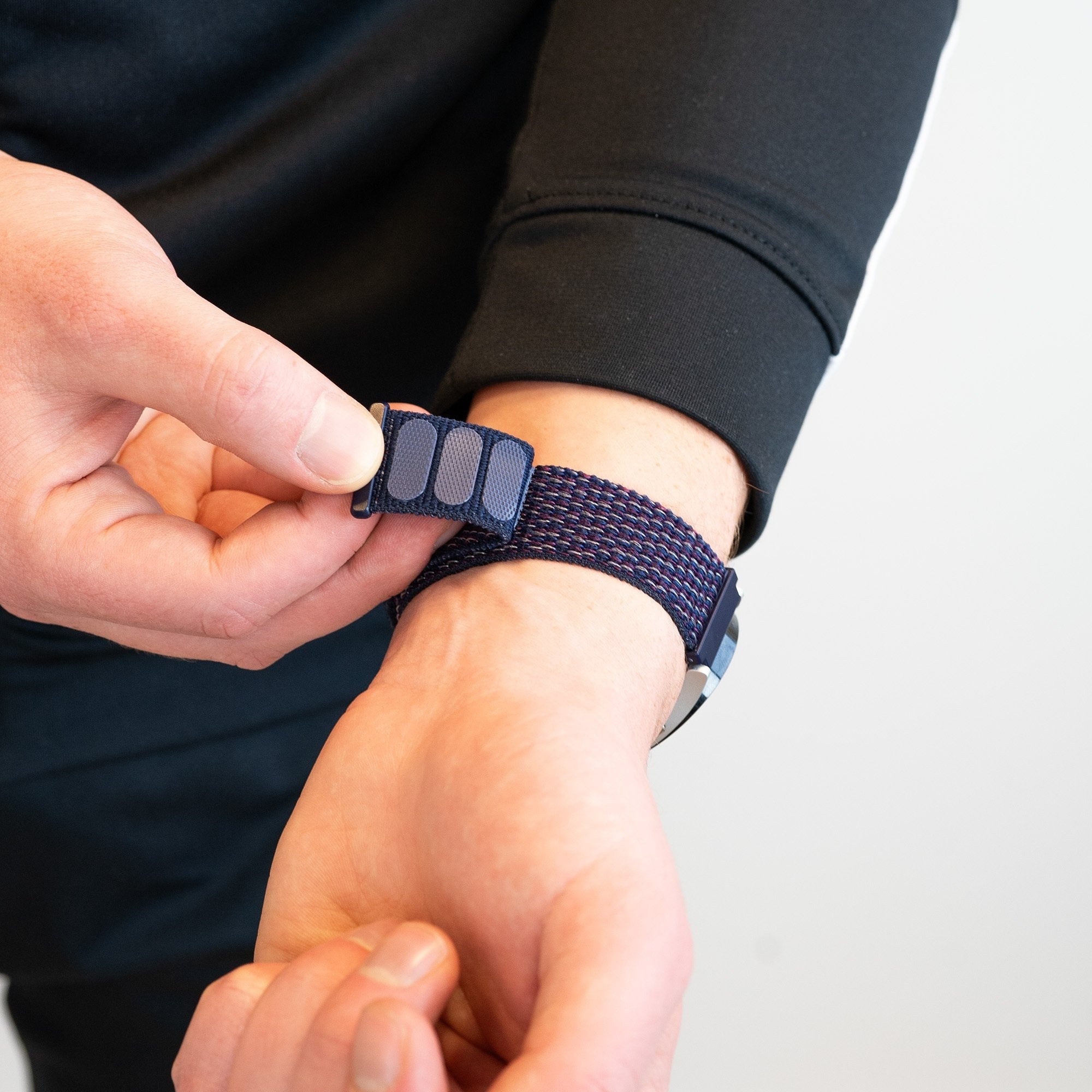 Bandz Xiaomi Watch S4 Nylon Strap 'Classic' (Indigo)