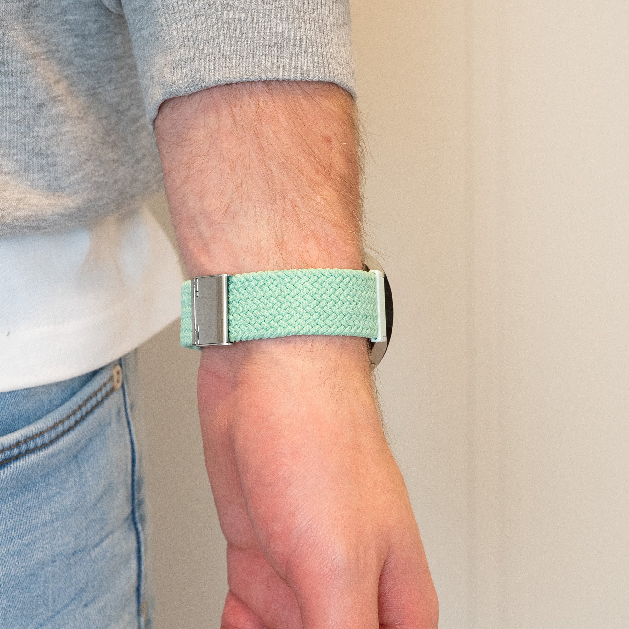 Bandz Coros Pace 2 Woven Nylon Strap (Turquoise)