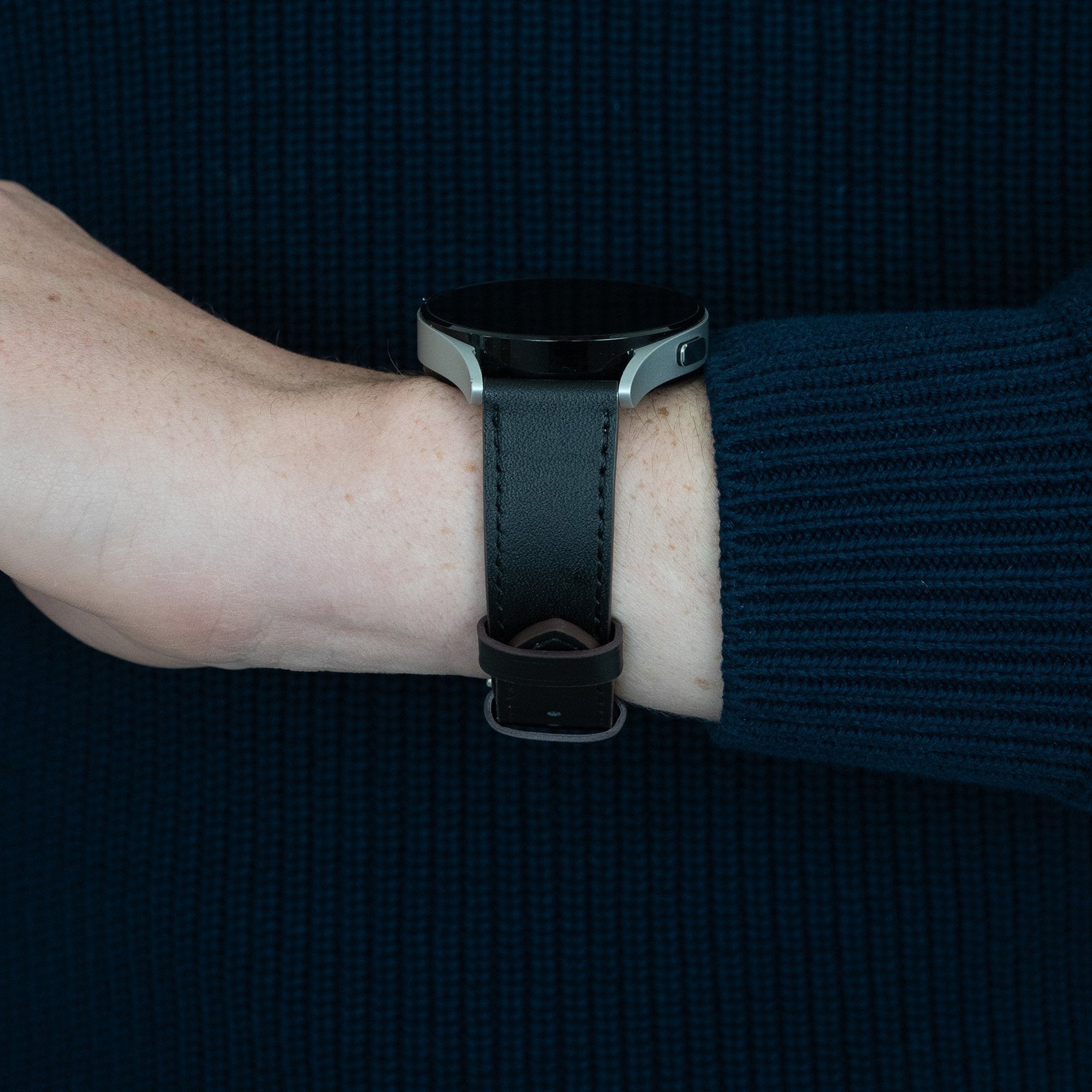 Bandz Polar Ignite 3 Leather Strap 'Deluxe' (Black)