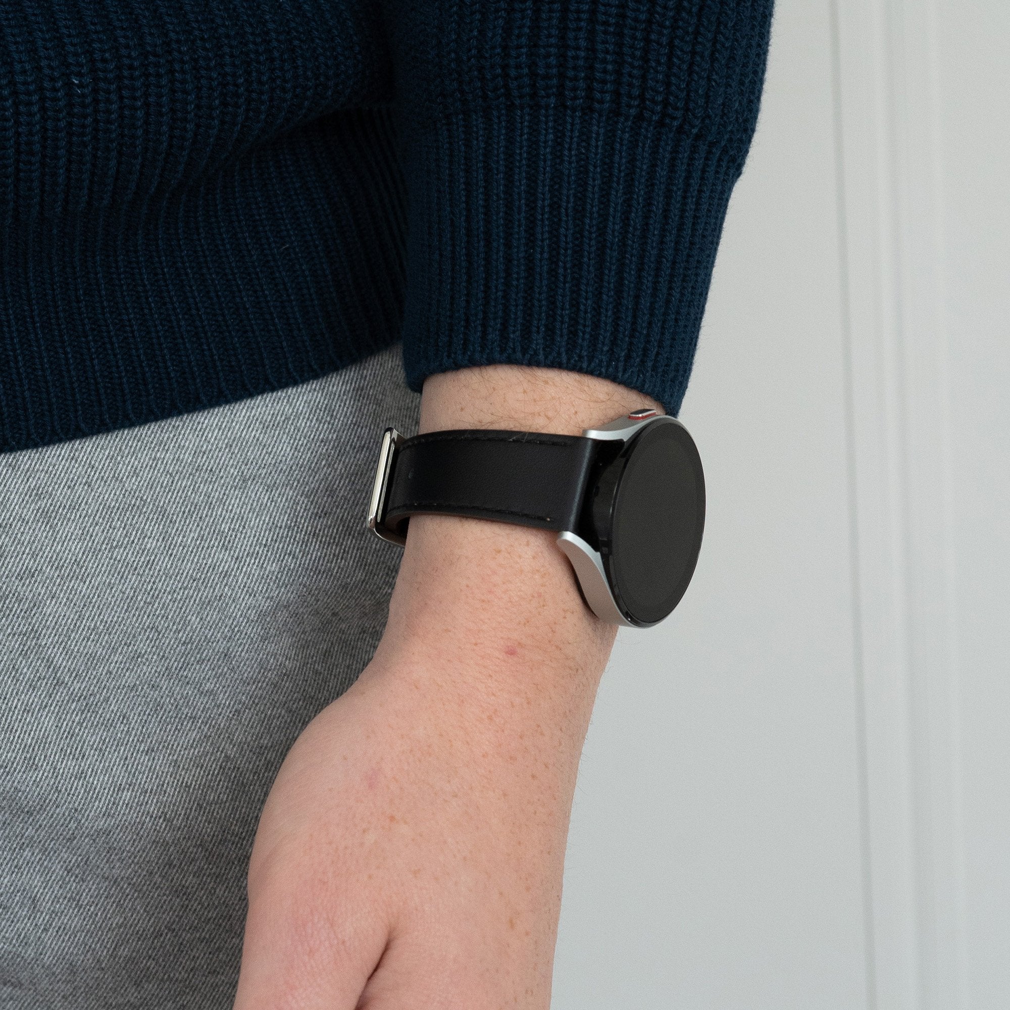 Bandz Polar Ignite 3 Leather Strap 'Deluxe' (Black)