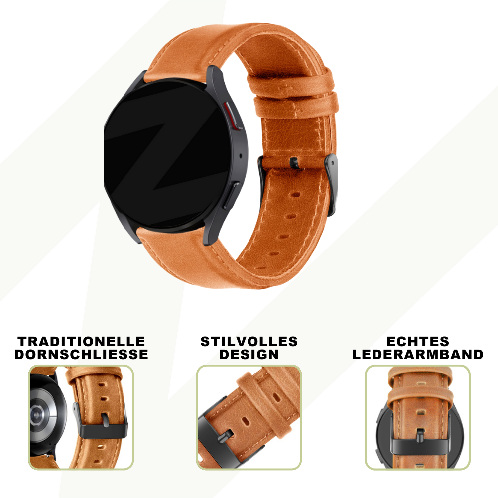 Bandz Coros Pace 2 Leather Strap 'Classic' (Brown)