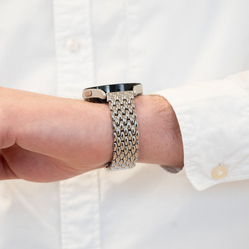 Bandz Coros Apex 2 Steel Strap 'Dragon' (Silver)