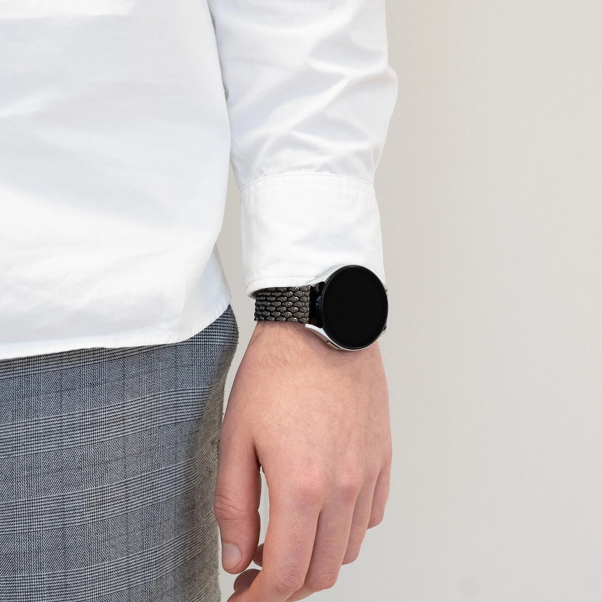 Bandz Oppo Watch X2 Steel Strap 'Dragon' (Black)
