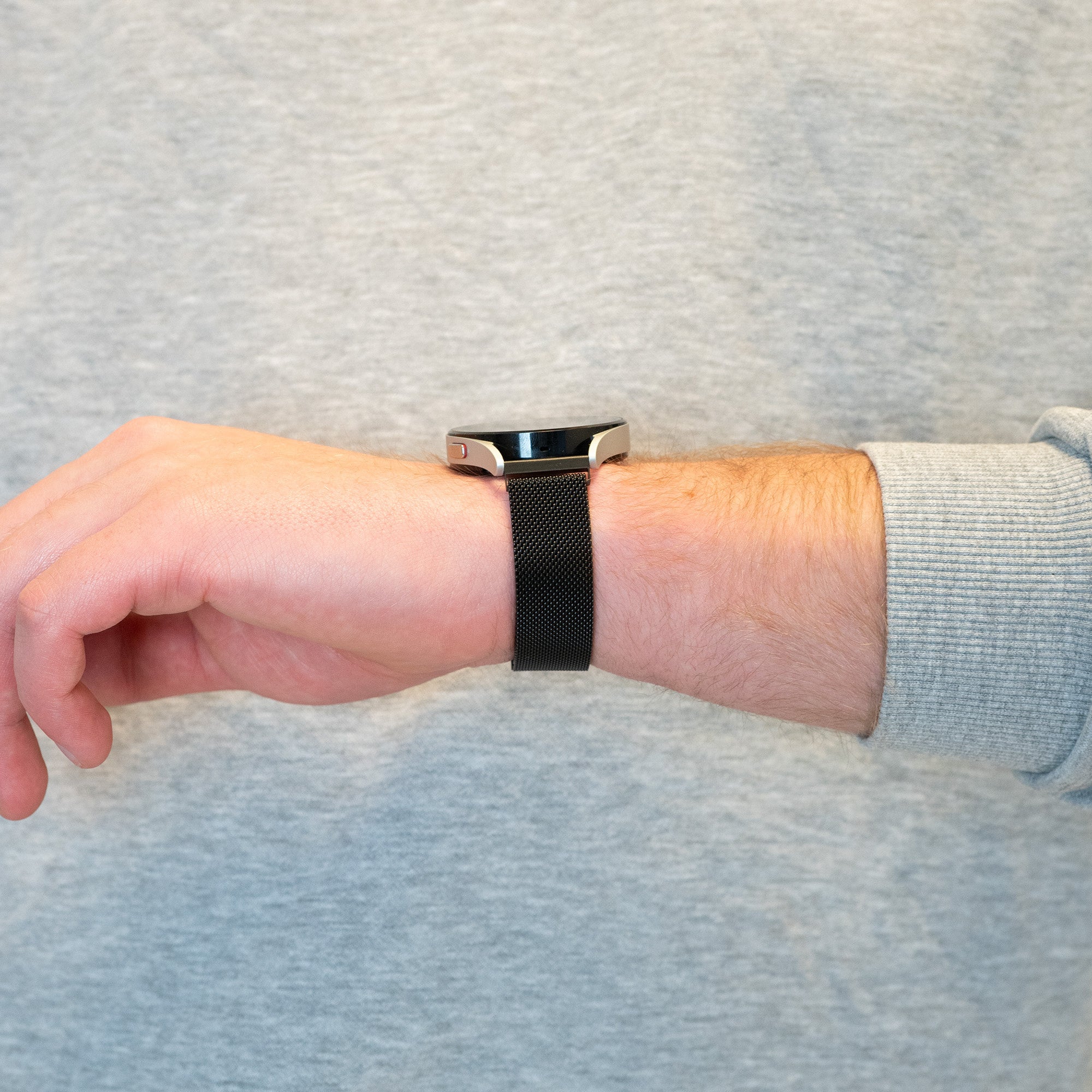 Bandz Suunto 9 Peak Pro Milanese Loop Strap (Black)