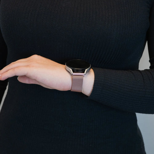 Bandz Coros Apex 42mm Milanese Loop Strap (Pink)