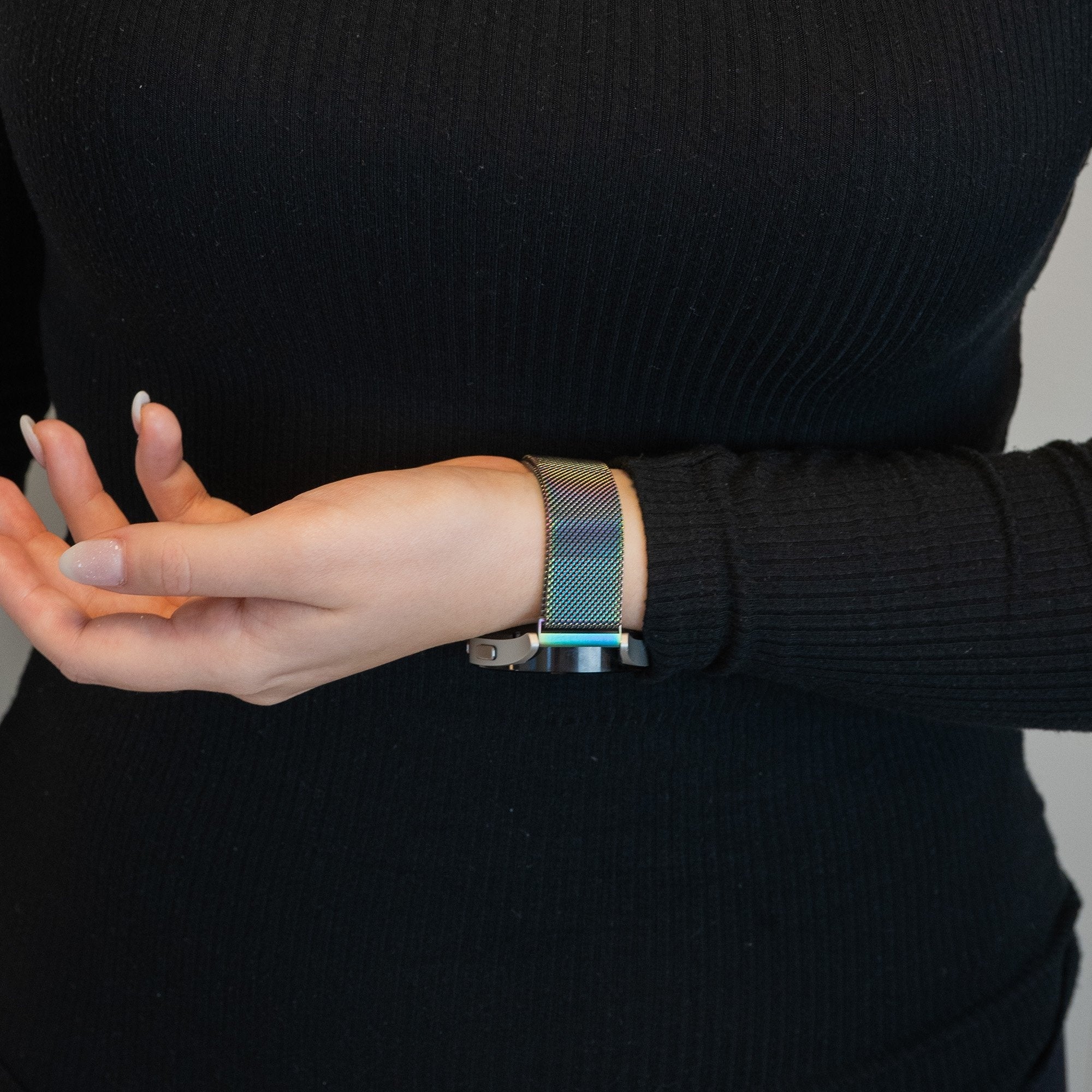 Bandz Amazfit GTS 2 Milanese Loop Strap (Pearlescent)