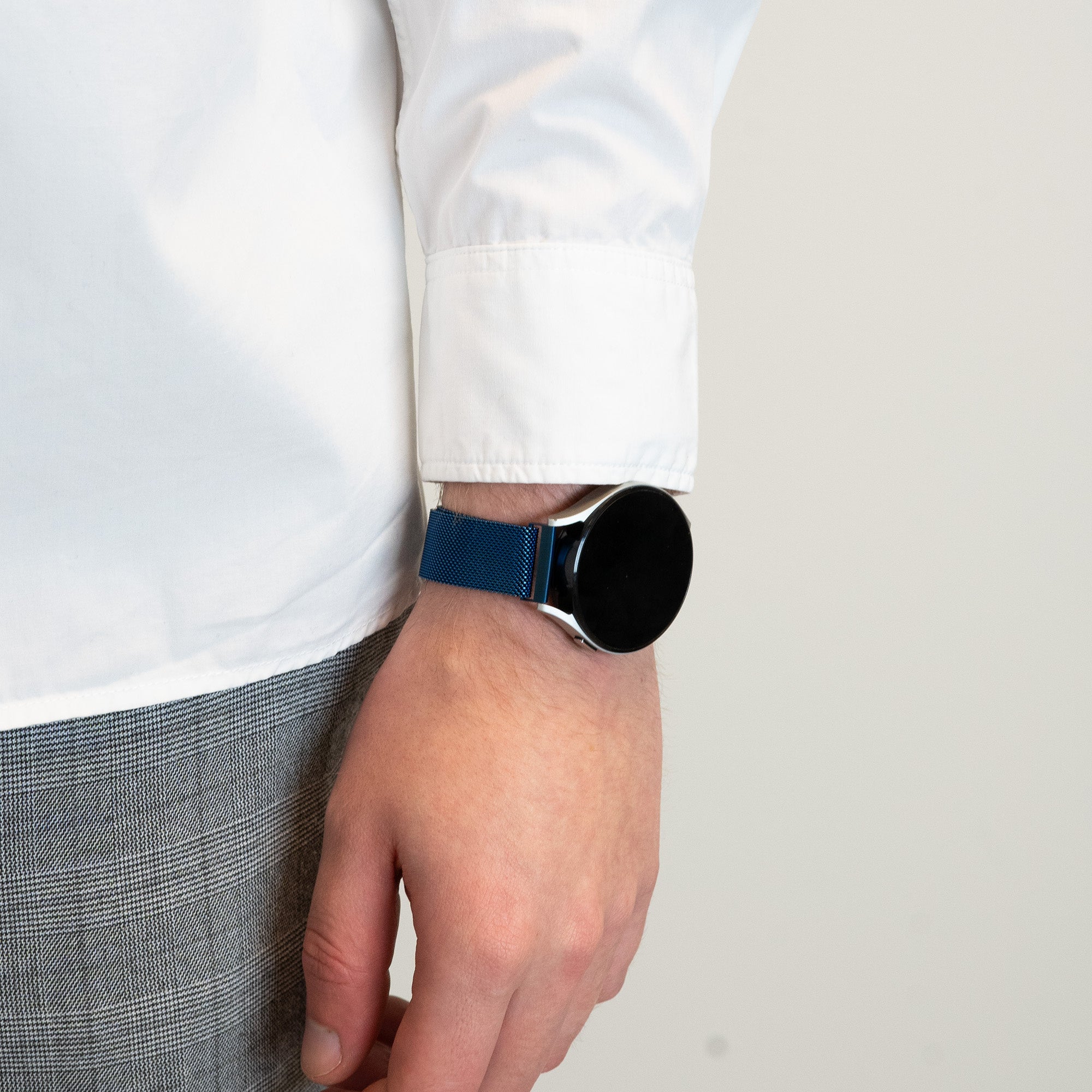 Bandz Coros Pace 2 Milanese Loop Strap (Blue)