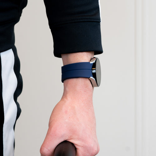 Bandz Samsung Galaxy Watch 4 Classic 42mm Silicone Strap 'Extreme' (Dark Blue)