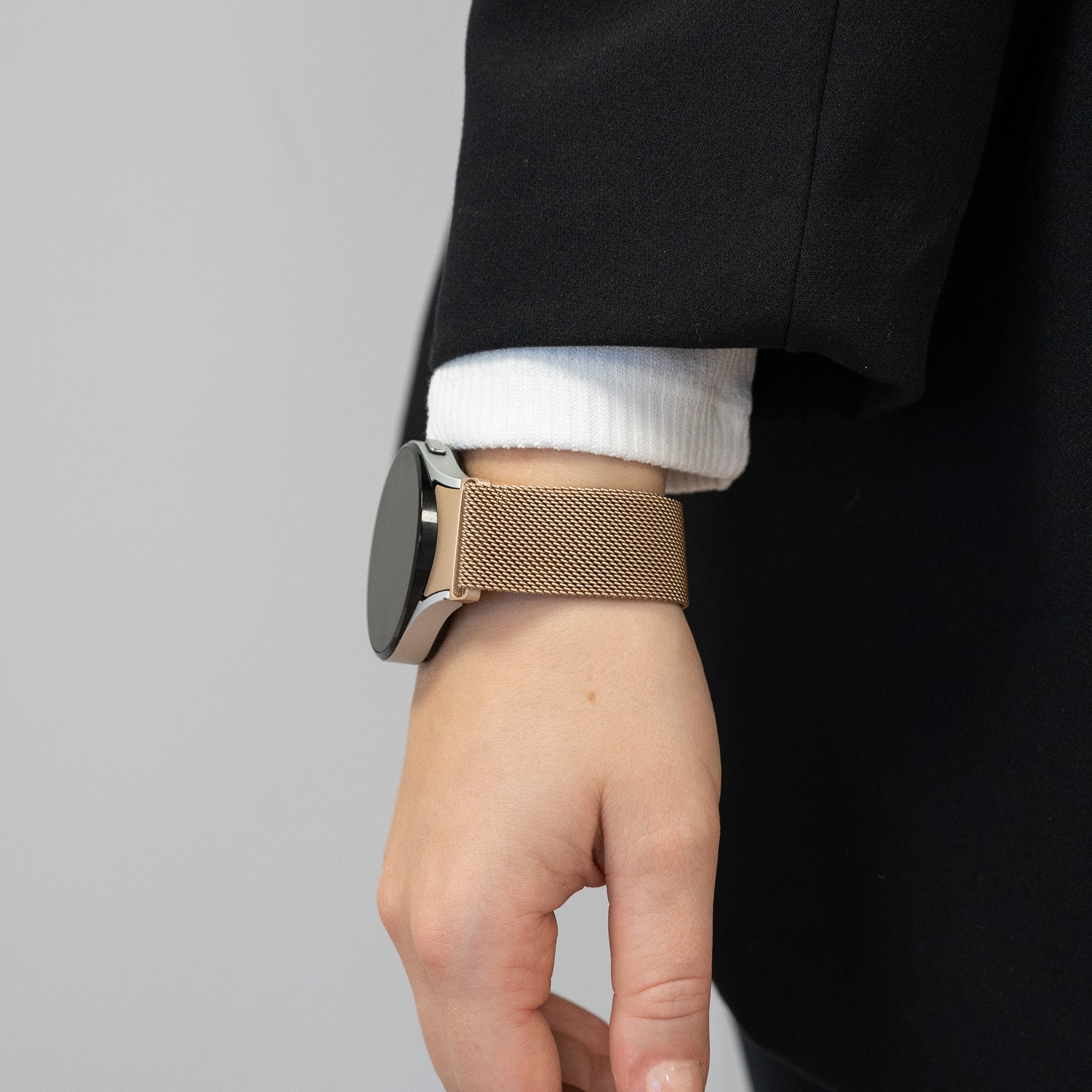 Bandz Samsung Galaxy Watch 6 Classic 47mm Milanese Loop Strap (Rose Gold)