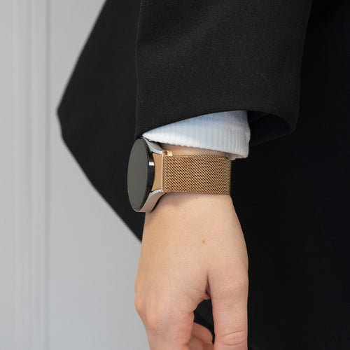 Bandz Samsung Galaxy Watch 4 Classic 42mm Milanese Loop Strap (Champagne)