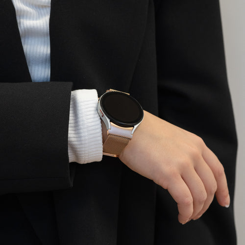 Bandz Samsung Galaxy Watch 4 Classic 42mm Milanese Loop Strap (Champagne)