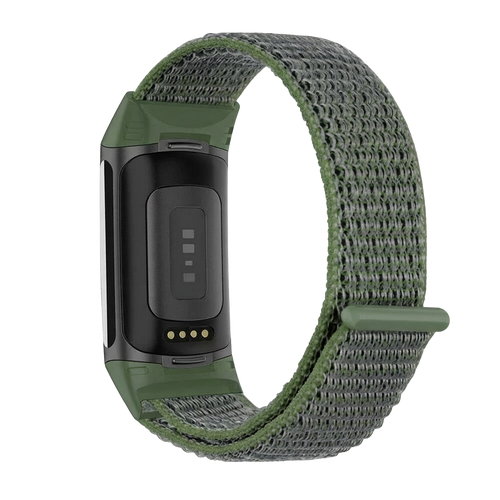Fitbit Charge 5 Nylon Strap (Green)