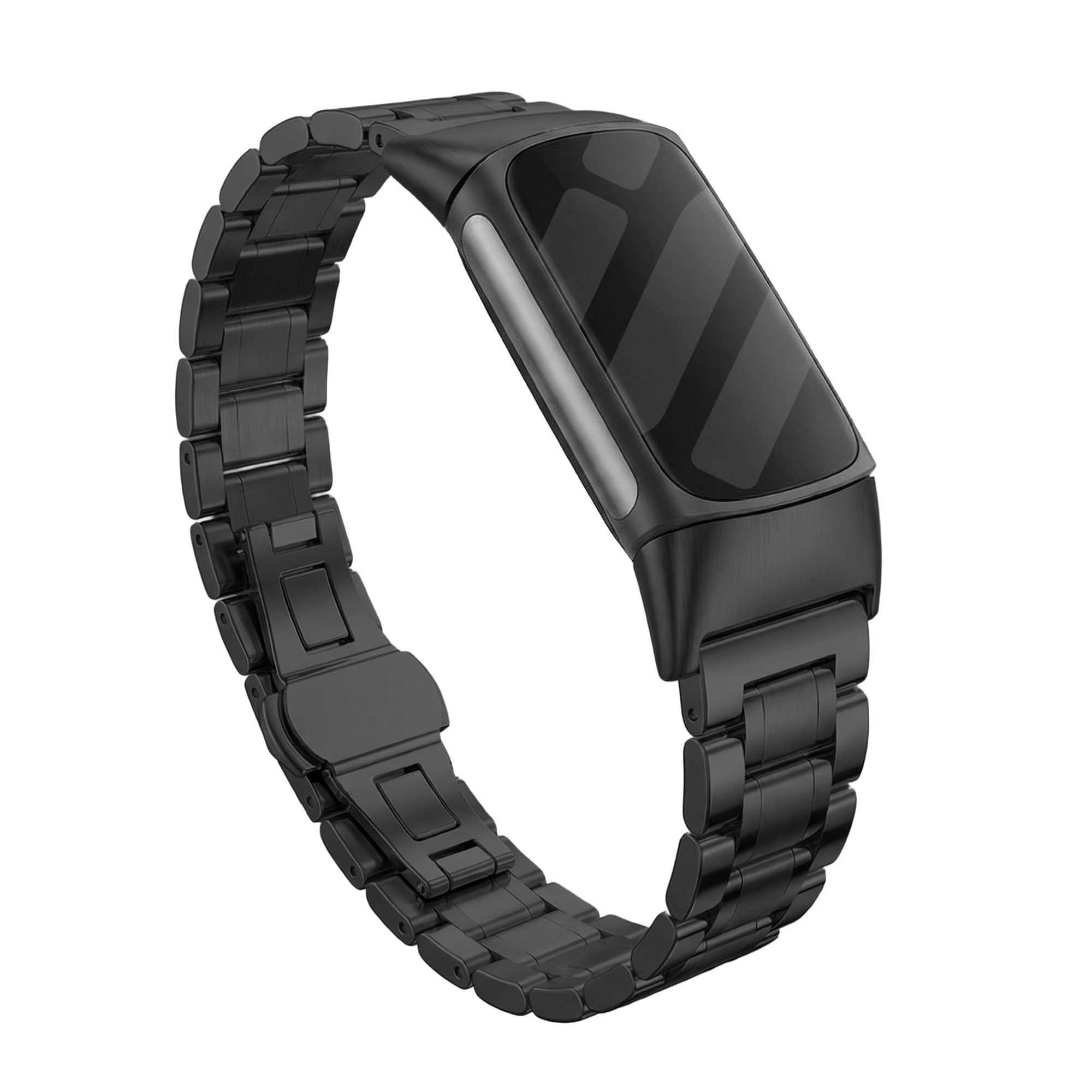 Fitbit Charge 6 Metal Strap (Black)