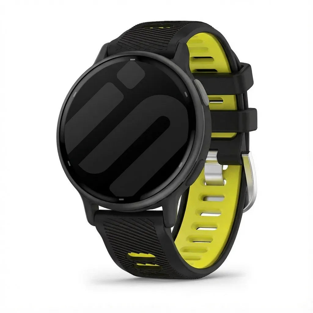 Garmin Vivoactive 5 Sport Strap with Buckle (Black/Yellow)