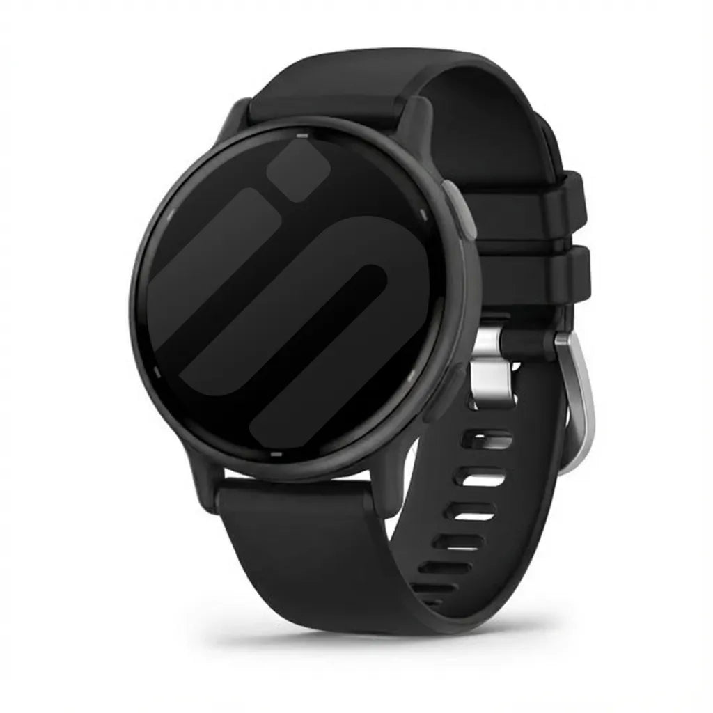 Garmin Vivoactive 5 Classic Silicone Strap (Black)