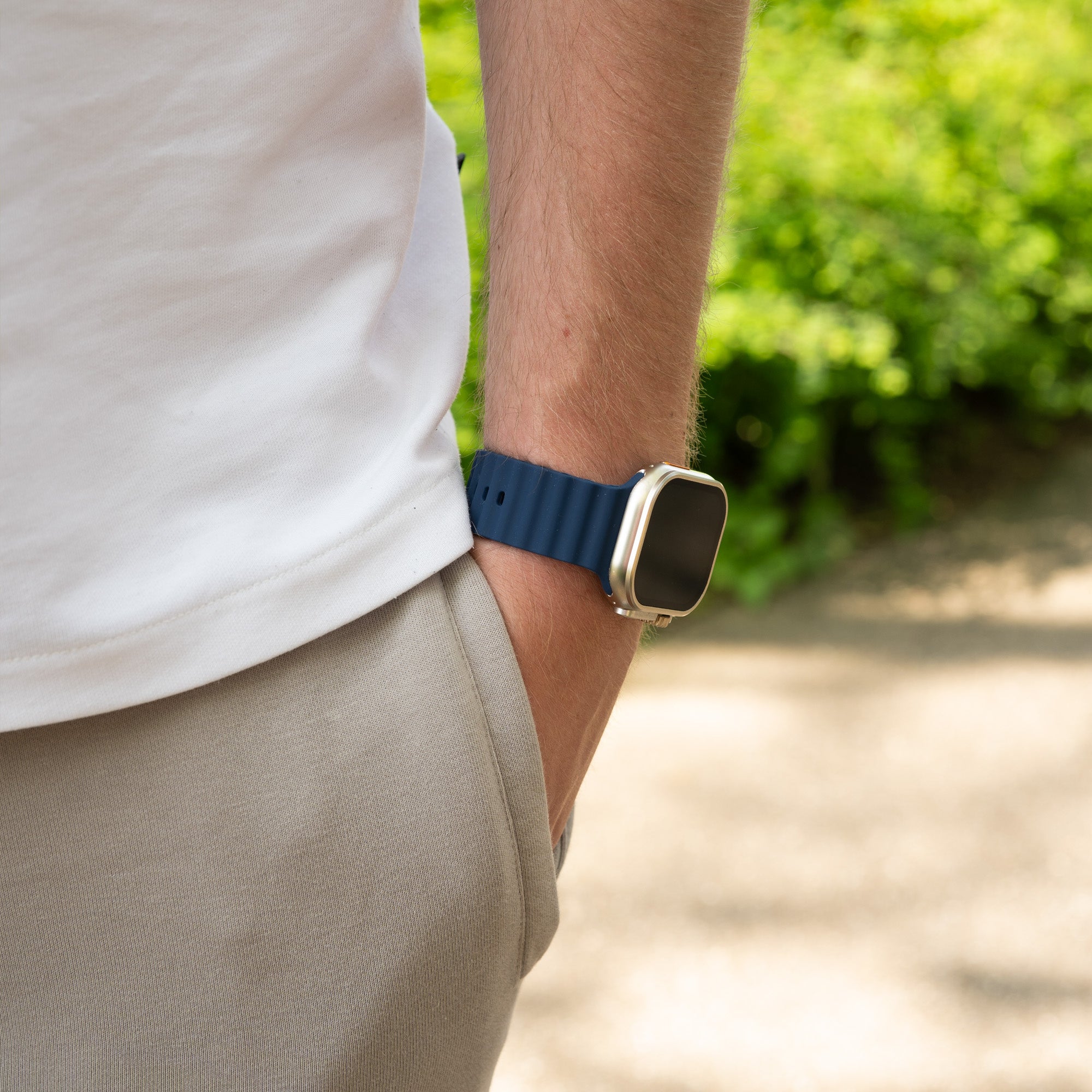 Apple Watch Deep Blue Watch Bands Apple Watch Ocean Strap (Dark Blue)