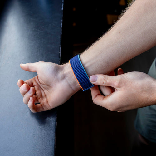 Bandz Apple Watch Ultra Nylon Strap 'Classic' (Blue Mix)