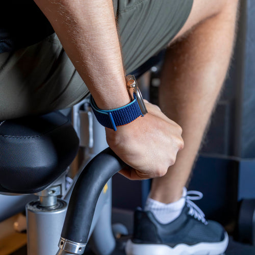 Bandz Apple Watch Ultra Nylon Strap 'Classic' (Blue Mix)