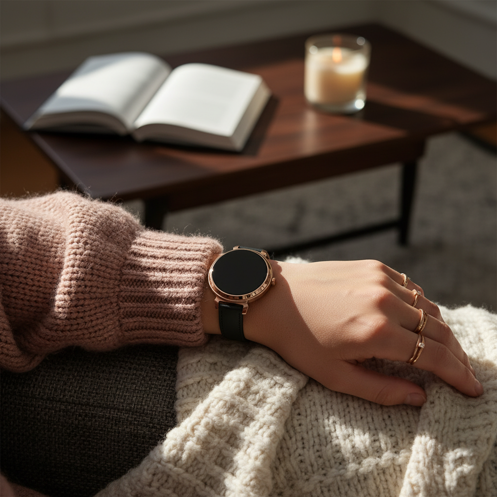 Watch Strap Leather 14mm - Quick Release (Black)