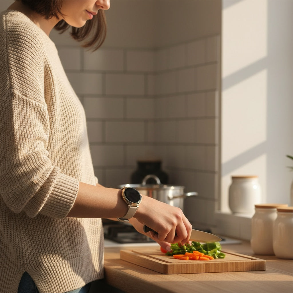 Watch Strap Leather 14mm - Quick Release (Beige)