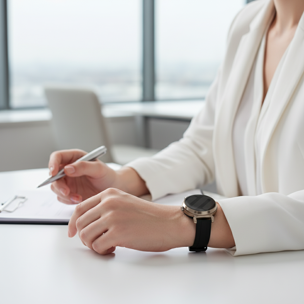 Garmin Lily 2 Silicone Strap (Black)