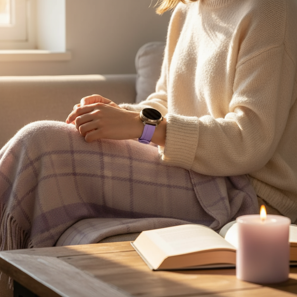 Garmin Lily 2 Silicone Strap (Light Purple)