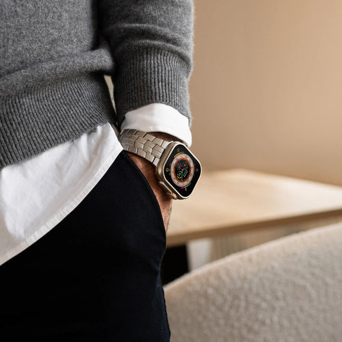 Bandz Apple Watch Ultra Titanium Strap 'Supreme' (Titanium)