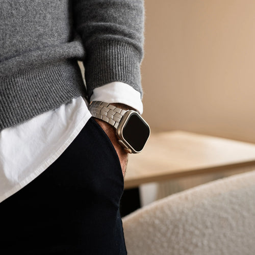 Bandz Apple Watch Ultra Titanium Strap 'Supreme' (Titanium)