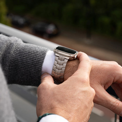 Bandz Apple Watch Ultra Titanium Strap 'Supreme' (Titanium)