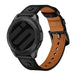 Coros Apex 2 Leather Strap with Screw (Black)