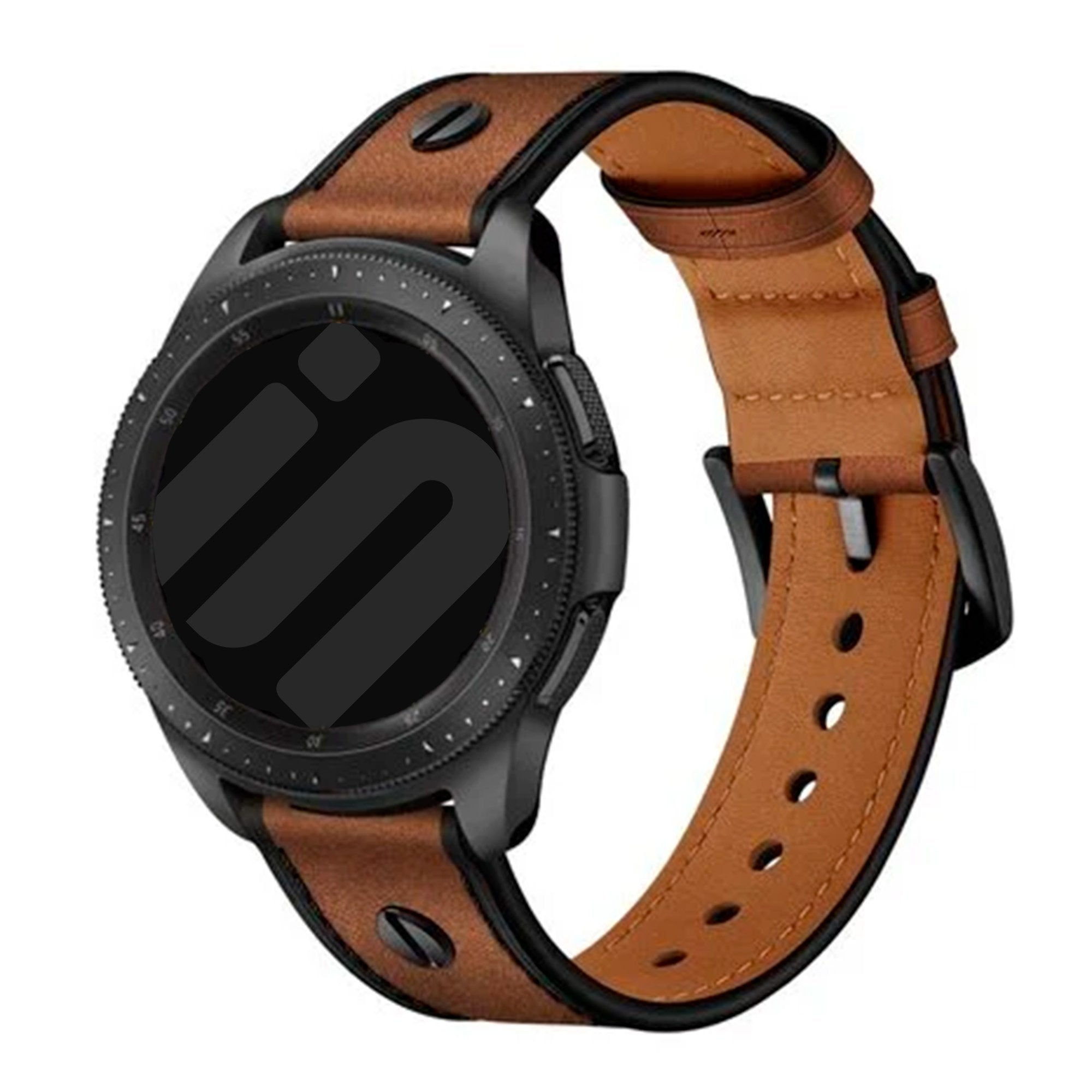 Suunto Race (S) Leather Strap with Screw (donkerbruin)