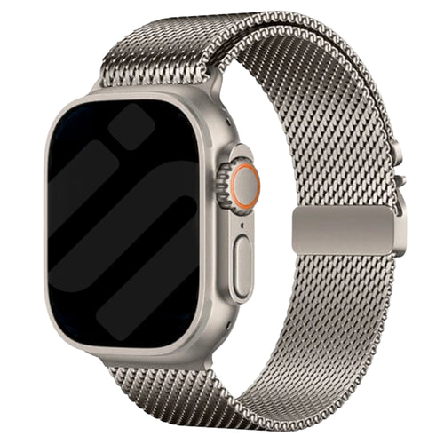 Apple Watch Ultra Modern Milanese Strap (Titanium)