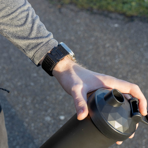 Bandz Apple Watch Ultra Nylon Strap 'Classic' P-Buckle (Black)