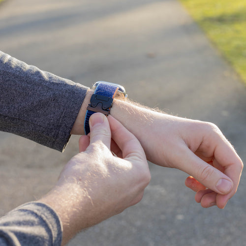 Bandz Apple Watch Ultra Nylon Strap 'Classic' P-Buckle (Dark Blue)