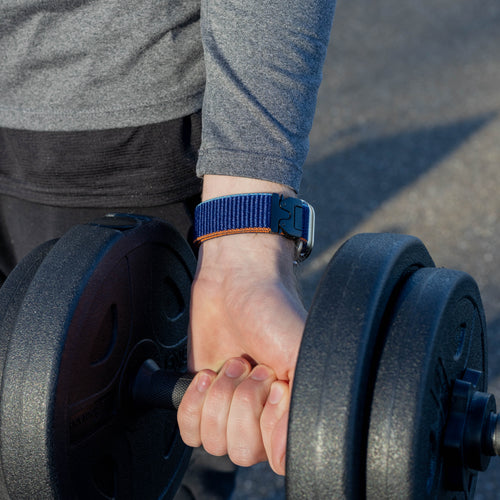 Bandz Apple Watch Ultra Nylon Strap 'Classic' P-Buckle (Dark Blue)
