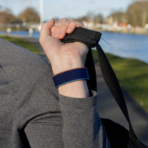 Bandz Apple Watch Ultra Nylon Strap 'Classic' P-Buckle (Dark Blue)