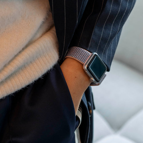 Bandz Apple Watch Ultra Nylon Strap 'Classic' P-Buckle (Pink Sand)