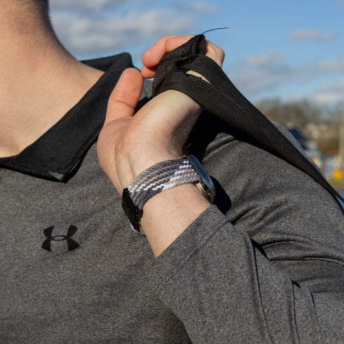 Bandz Apple Watch Ultra Braided Strap P-Buckle (Slate)