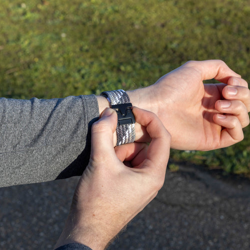 Bandz Apple Watch Ultra Braided Strap P-Buckle (Slate)