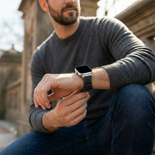 Xiaomi Smart Band 8 Pro Nylon Hybrid Strap (Black)
