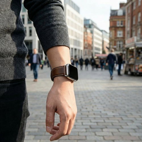 Xiaomi Smart Band 10 Pro Leather Strap (Dark Brown)