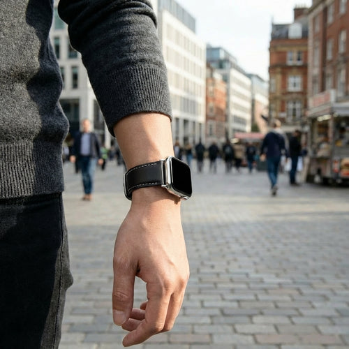 Xiaomi Smart Band 8 Pro Leather Strap (Black)