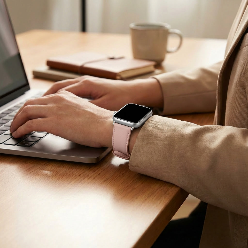 Redmi Watch 5 Leather Strap (Pink)