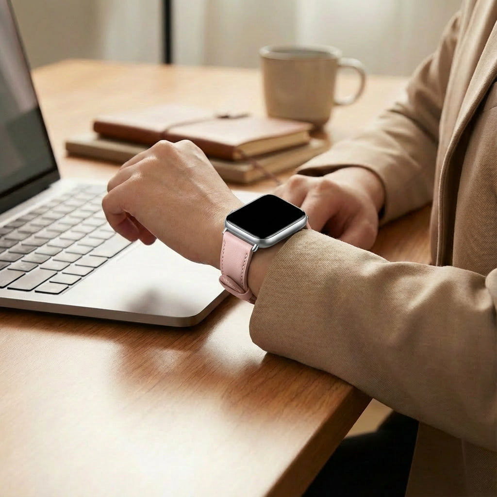 Redmi Watch 5 Leather Strap (Pink)