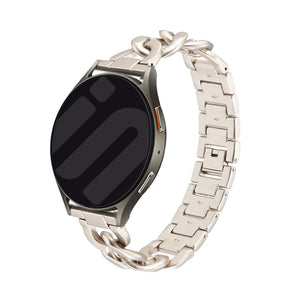 Samsung Galaxy Watch 42mm Steel Chain Strap (Starlight)