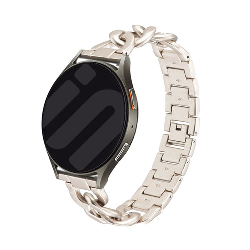 Samsung Galaxy Watch 42mm Steel Chain Strap (Starlight)