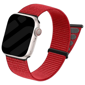 Apple Watch Nylon Loop Strap (Red)