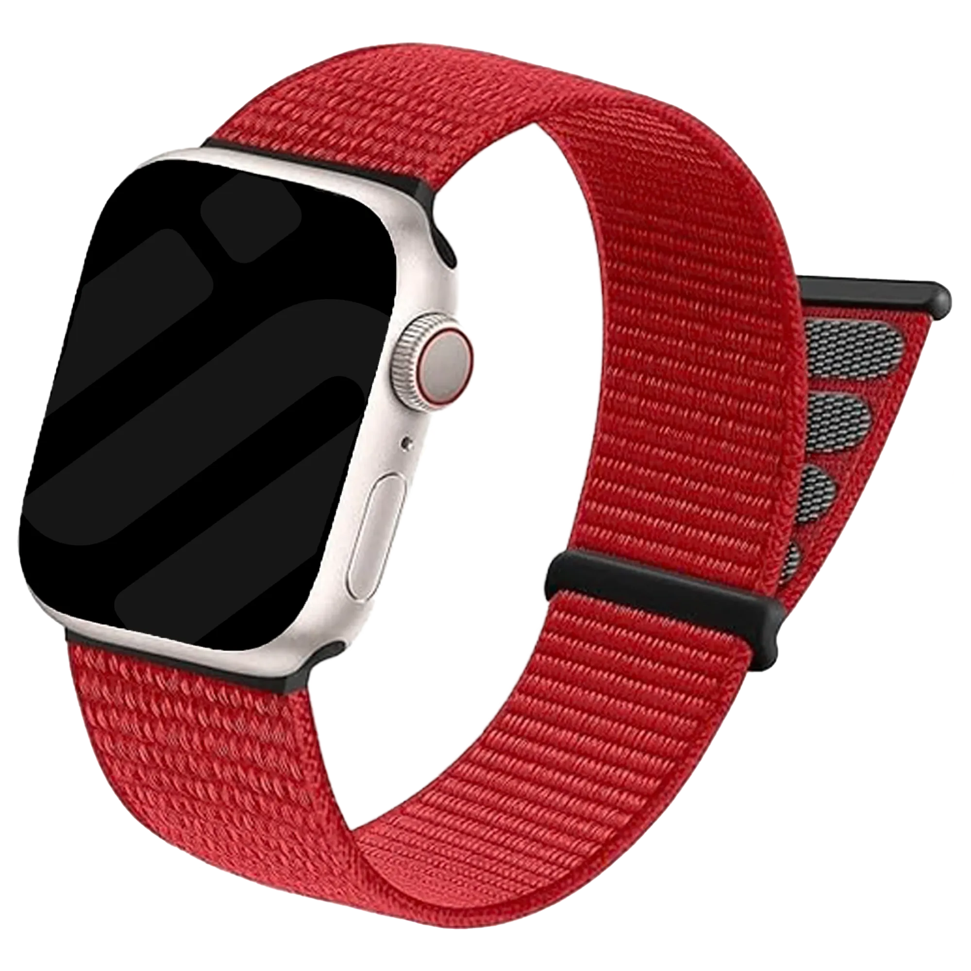 Apple Watch Nylon Loop Strap (Red)