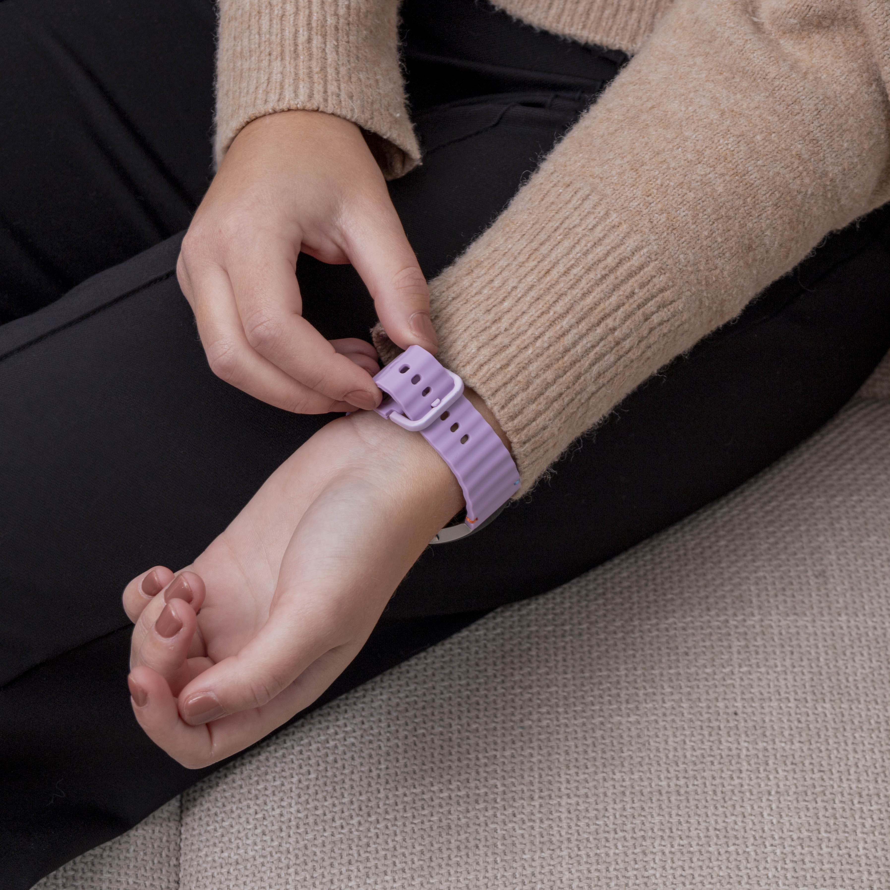 Samsung Galaxy Watch FE Wave Strap (Lavender)