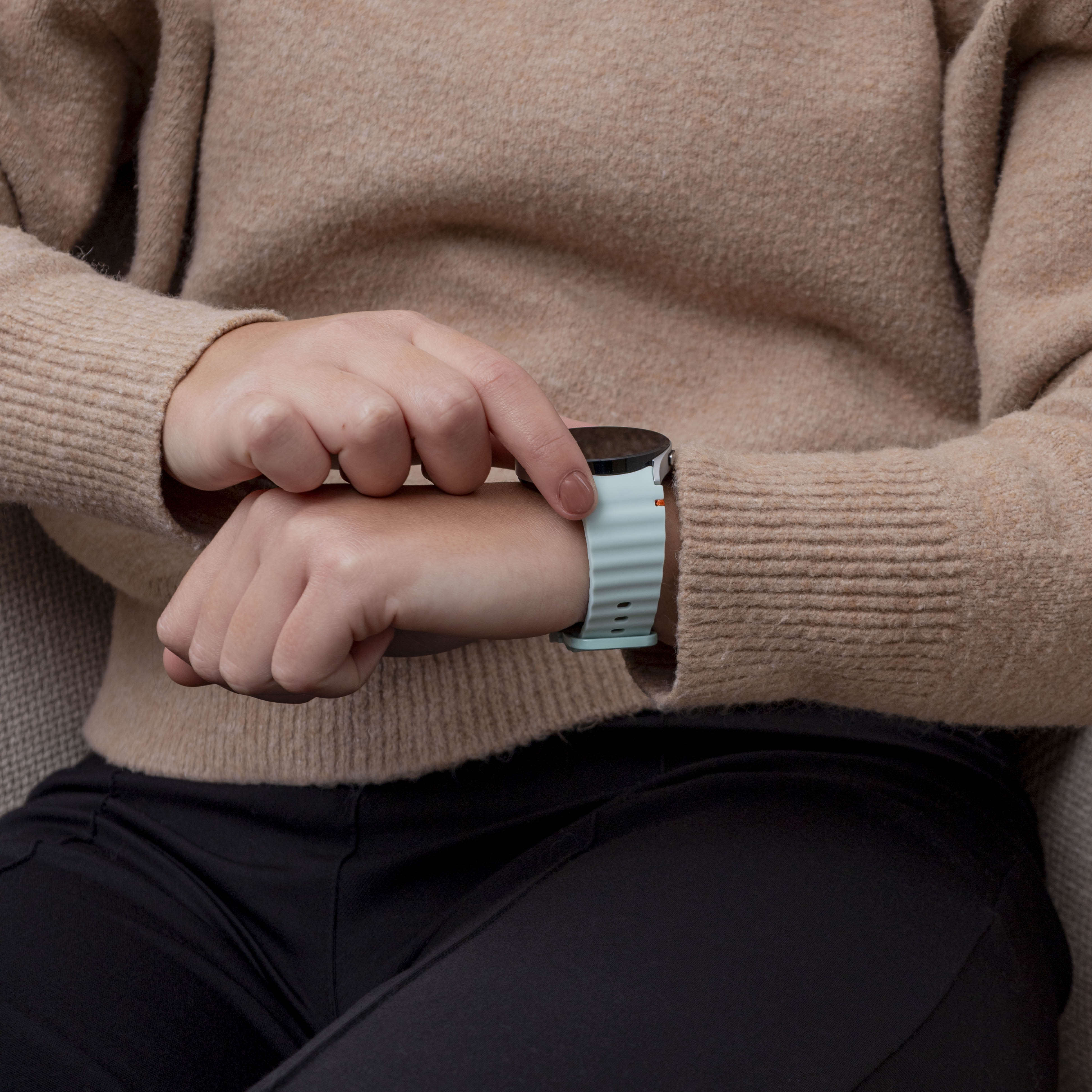 Samsung Galaxy Watch 7 - 40mm Wave Strap (Light Green)